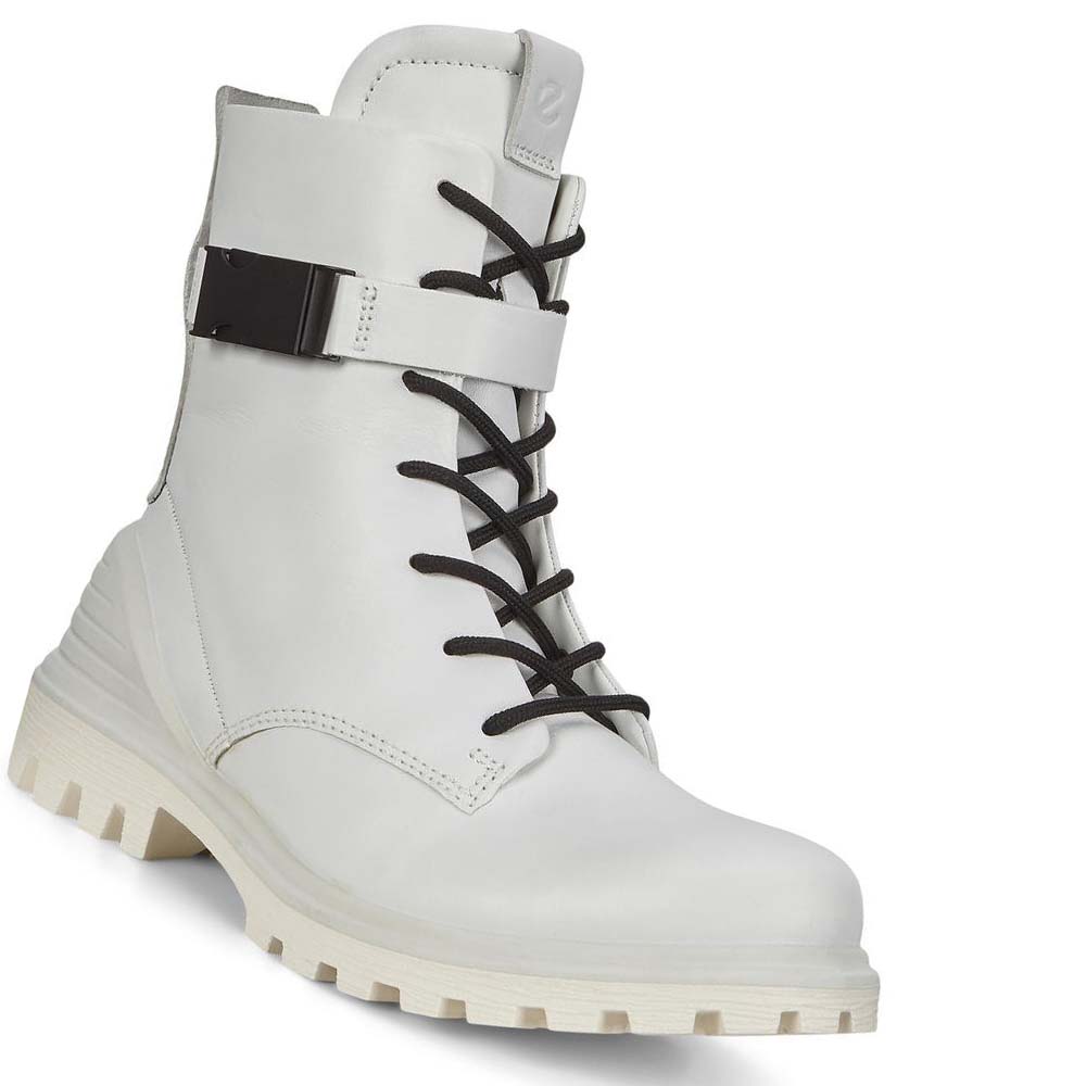 Ecco Tredtray Mid-cut Buckled Støvler Dame Hvite | NO 53SGL